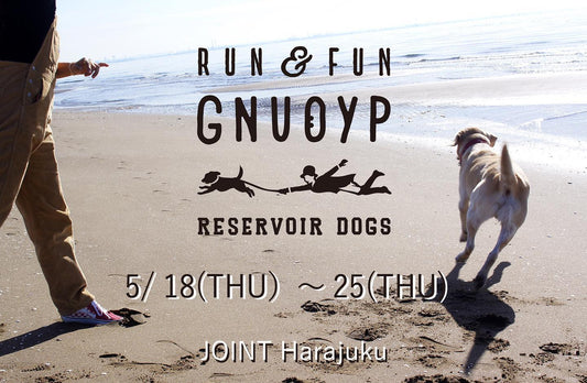 5月18日よりGNUOYP主催、大切な犬の首輪がカスタムオーダーが行える「RUN & FUN」を開催 - &Calm