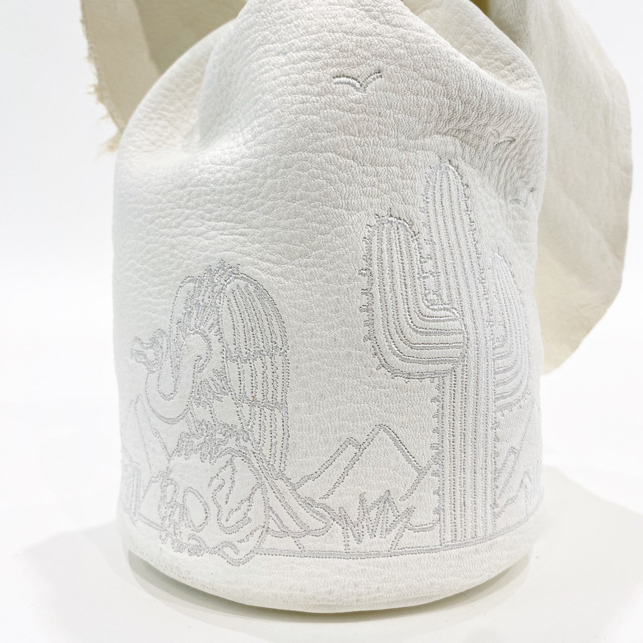 GNUOYP × &Calm   鹿革 巾着バック